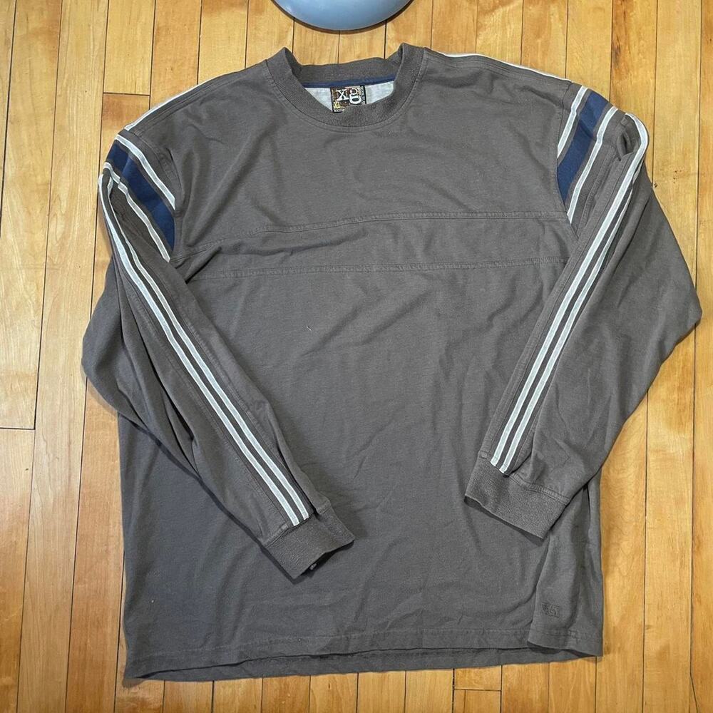 XG Xtreme Gear Long Sleeve Shirt XL Brown Surfwear Grunge